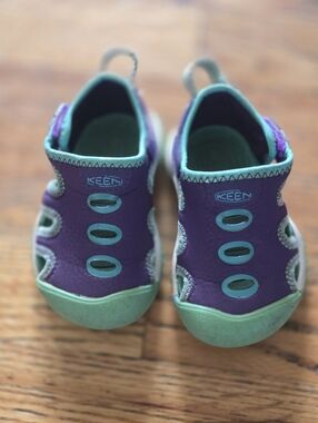 KEEN Kids Purple and Teal Sandal Shoes